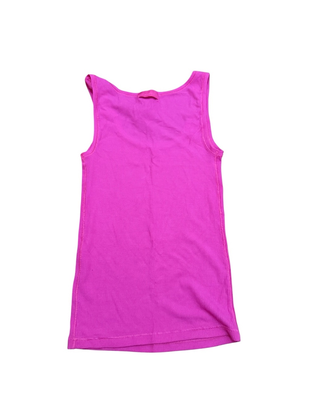 SKIMS Ribbed Tank Top in Hot Pink - Picture 2 of 4